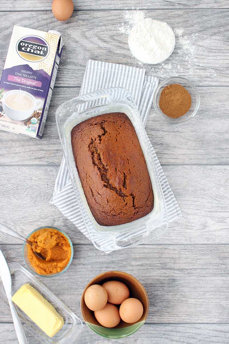 Chai Spiced Pumpkin Bread