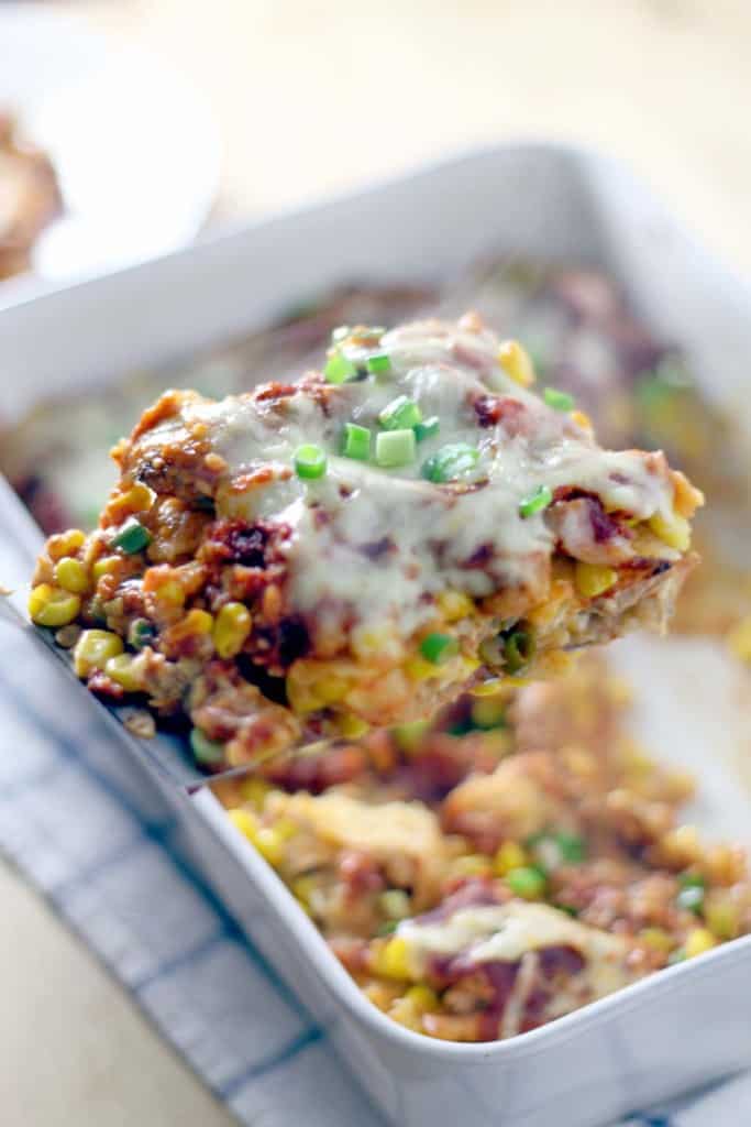 Chicken and Corn Enchilada Casserole 2