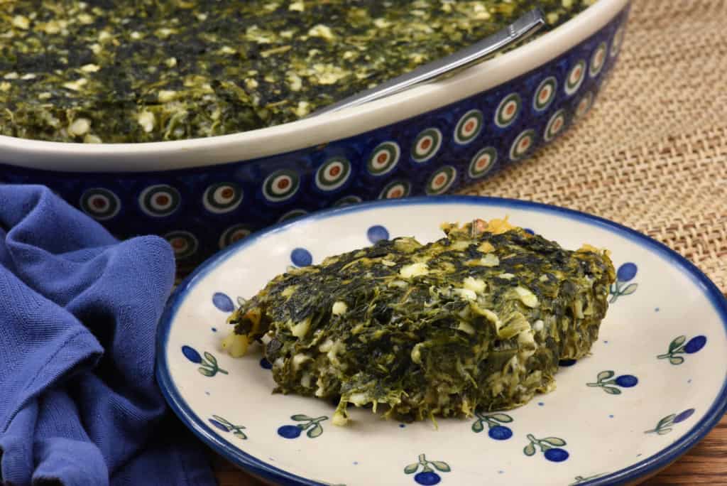 Crustless Spinach Quiche