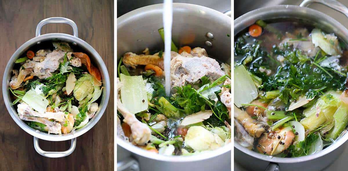 How to prep homemade chicken stock/broth