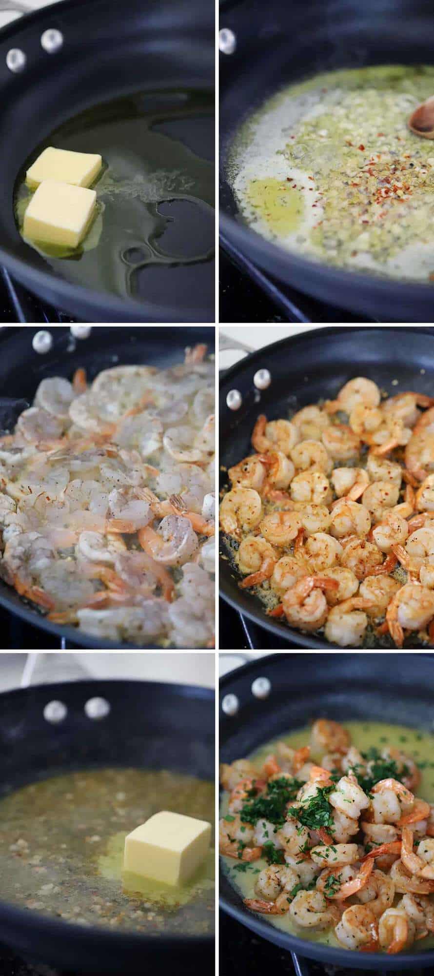 How to make shrimp scampi.
